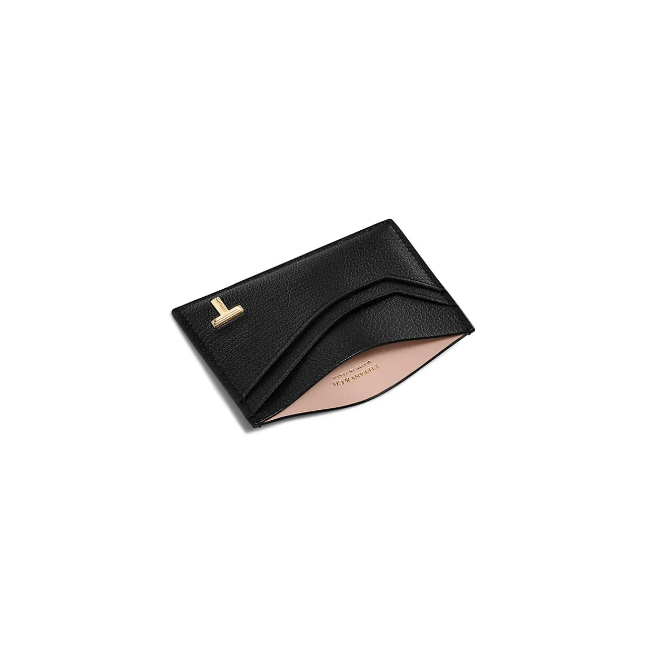 Tiffany & Co. Tiffany T Card Case in Black Leather | ^Women Him|Gifts for Him