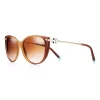 Tiffany & Co. Tiffany T Cat Eye Sunglasses in Camel Acetate with Mother-of-pearl | ^ Tiffany T|Sunglasses