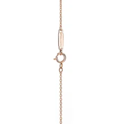 Tiffany & Co. Tiffany T circle pendant in 18k rose gold. | ^ Necklaces & Pendants|Rose Gold Jewelry