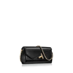 Tiffany & Co. Tiffany T Clutch in Black Leather with a Chain | ^Women Bags|Women's Accessories