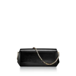 Tiffany & Co. Tiffany T Clutch in Black Leather with a Chain | ^Women Bags|Women's Accessories