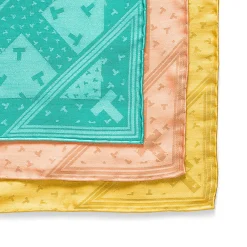 Tiffany & Co. Tiffany T Dancing T Square Scarf in Tiffany Blue® Silk Jacquard | ^Women Tiffany Blue® Gifts|Scarves & Stoles