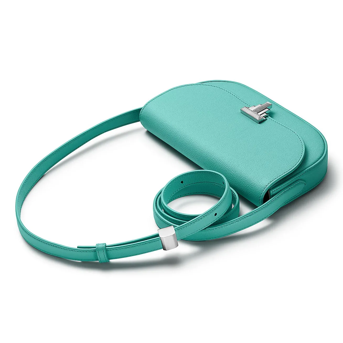 Tiffany & Co. Tiffany T Deco Crossbody Wallet in Tiffany Blue® Calf Leather | ^ Small Leather Goods|Women's Accessories