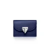 Tiffany & Co. Tiffany T Deco Flap Card Holder in Sapphire Blue Leather | ^Women Small Leather Goods|Women's Accessories