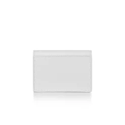 Tiffany & Co. Tiffany T Deco Flap Card Holder in White Leather | ^Women Small Leather Goods|Women's Accessories