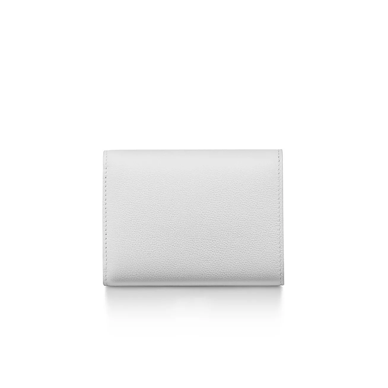 Tiffany & Co. Tiffany T Deco Small Wallet in White Leather | ^Women Small Leather Goods|Women's Accessories