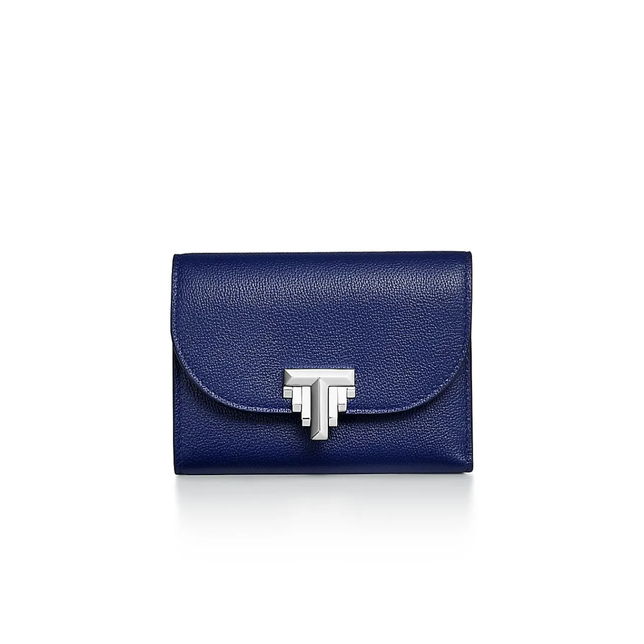Tiffany & Co. Tiffany T Deco Small Wallet in Sapphire Blue Leather | ^Women Small Leather Goods|Women's Accessories