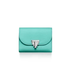 Tiffany & Co. Tiffany T Deco Small Wallet in Tiffany Blue® Leather | ^Women Tiffany Blue® Gifts