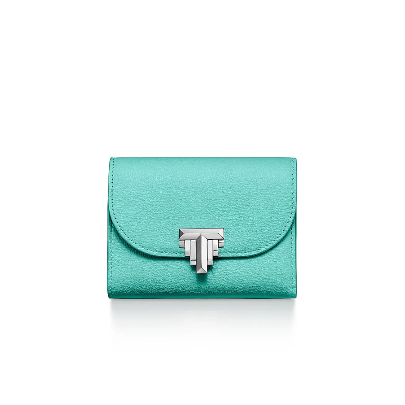 Tiffany & Co. Tiffany T Deco Small Wallet in Tiffany Blue® Leather | ^Women Tiffany Blue® Gifts