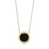 Tiffany & Co. Tiffany T diamond and black onyx circle pendant in 18k gold. | ^ Necklaces & Pendants|Men's Jewelry