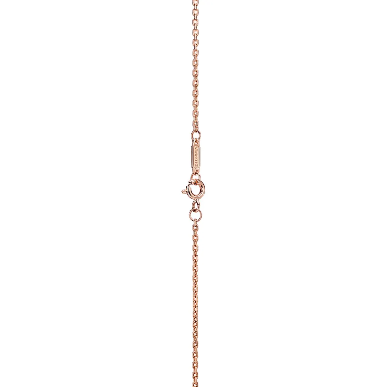 Tiffany & Co. Tiffany T diamond and mother-of-pearl station necklace in 18k rose gold. | ^ Necklaces & Pendants|Gifts for Her