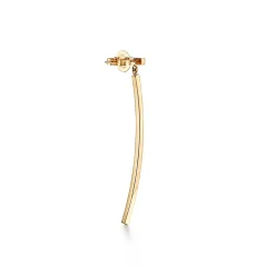 Tiffany & Co. Tiffany T diamond bar earrings in 18k gold. | ^ Earrings|Gold Jewelry