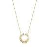 Tiffany & Co. Tiffany T diamond circle pendant in 18k gold. | ^ Necklaces & Pendants|Gold Jewelry