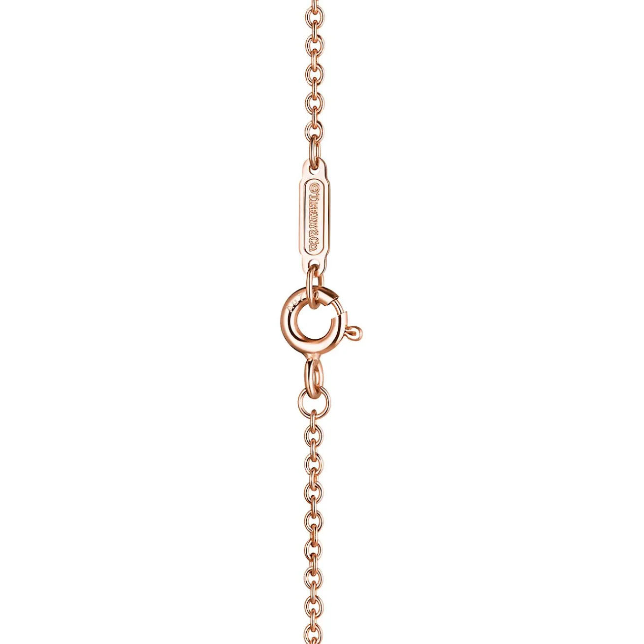 Tiffany & Co. Tiffany T diamond double chain bracelet in 18k rose gold, medium. | ^ Bracelets|Rose Gold Jewelry