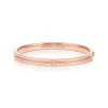 Tiffany & Co. Tiffany T diamond hinged bangle in 18k rose gold, small. | ^ Bracelets|Rose Gold Jewelry