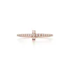 Tiffany & Co. Tiffany T diamond wire band ring in 18k rose gold. | ^ Rings|Men's Jewelry