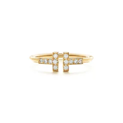 Tiffany & Co. Tiffany T diamond wire ring in 18k gold. | ^ Rings|Men's Jewelry