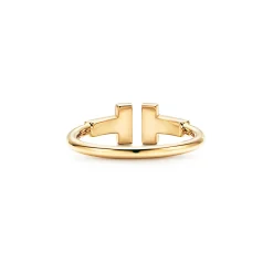 Tiffany & Co. Tiffany T diamond wire ring in 18k gold. | ^ Rings|Men's Jewelry