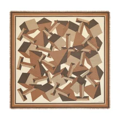 Tiffany & Co. Tiffany T Giant T Stole in Camel Brown Cashmere and Silk | ^Women Scarves & Stoles|Women's Accessories