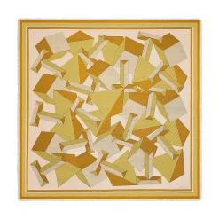 Tiffany & Co. Tiffany T Giant T Stole in Citrine Yellow Cashmere and Silk | ^Women Scarves & Stoles|Women's Accessories
