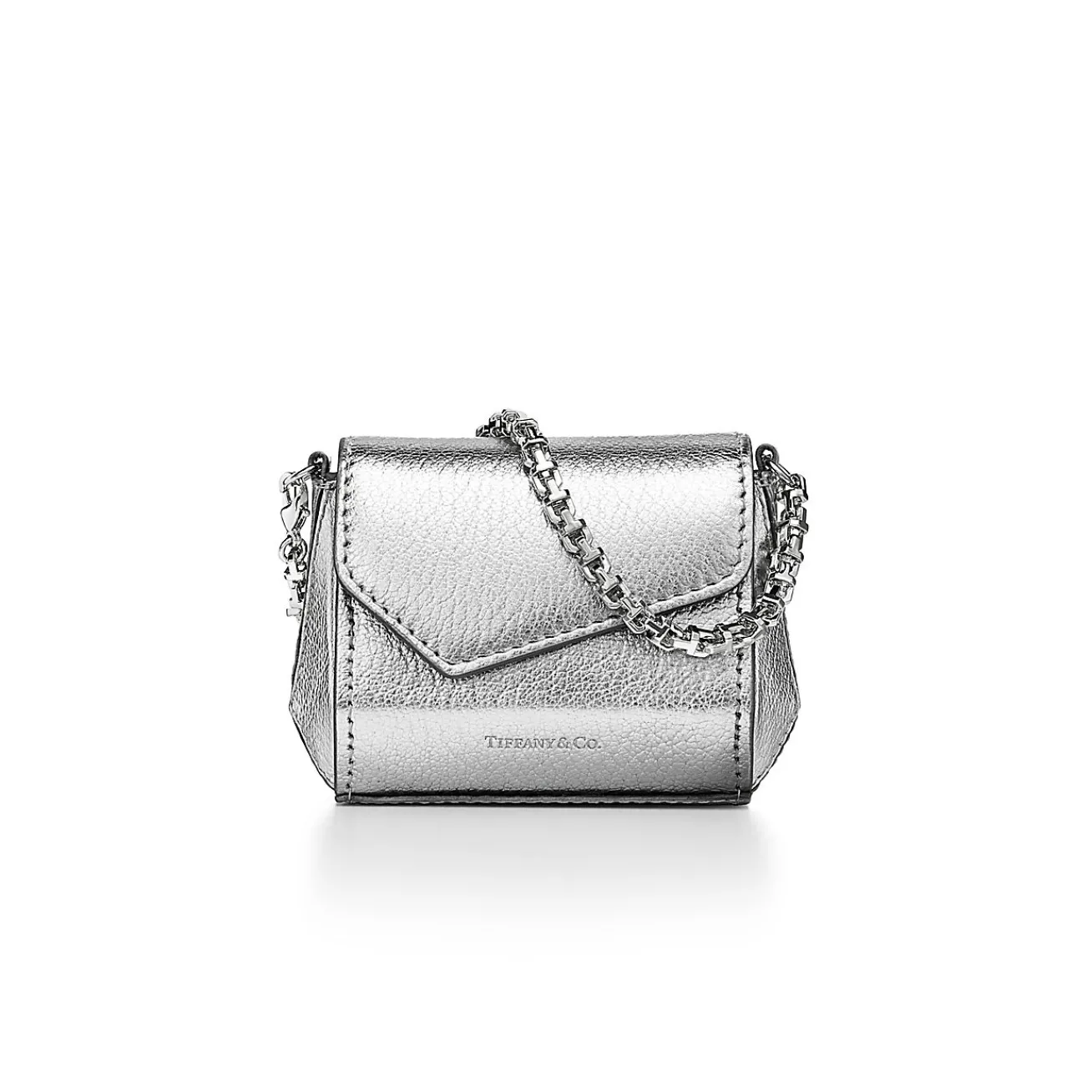 Tiffany & Co. Tiffany T Nano Bag in Silver Leather | ^Women Small Leather Goods|Women's Accessories