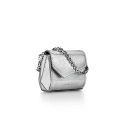 Tiffany & Co. Tiffany T Nano Bag in Silver Leather | ^Women Small Leather Goods|Women's Accessories