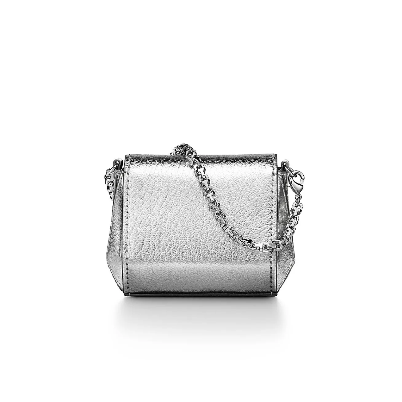 Tiffany & Co. Tiffany T Nano Bag in Silver Leather | ^Women Small Leather Goods|Women's Accessories