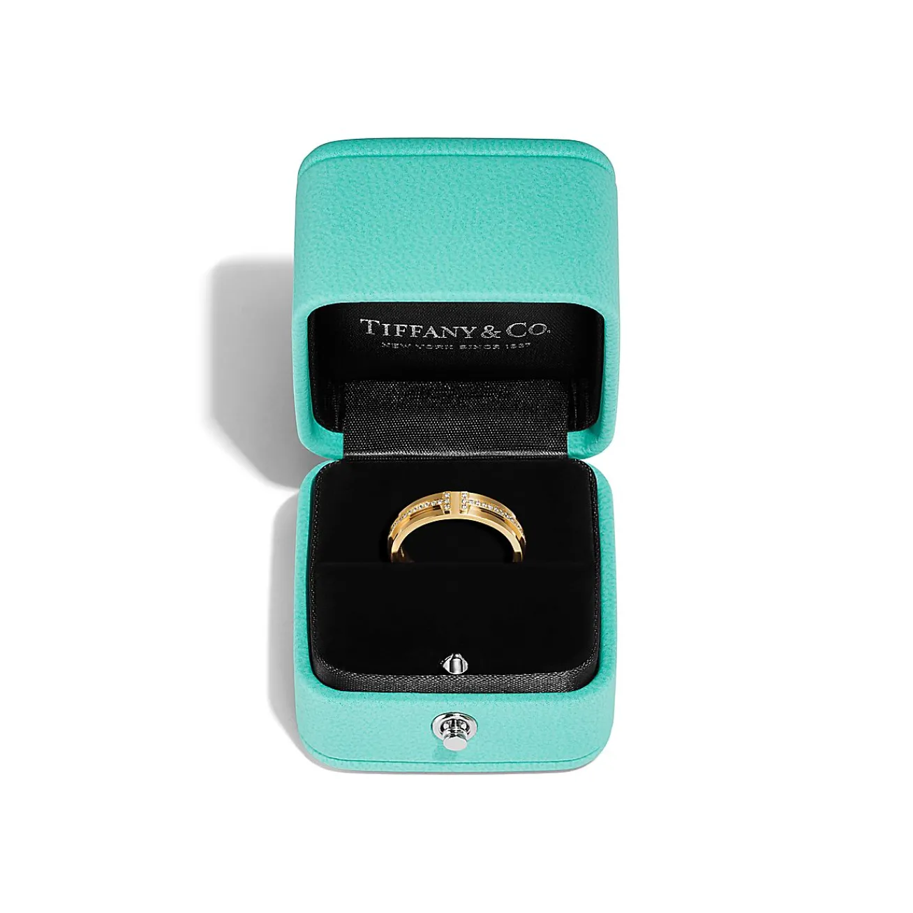 Tiffany & Co. Tiffany T narrow diamond ring in 18k gold, 4.5 mm wide. | ^Women Rings|Men's Jewelry