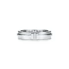 Tiffany & Co. Tiffany T narrow ring in 18k white gold, 4.5 mm wide. | ^Women Rings|Men's Jewelry