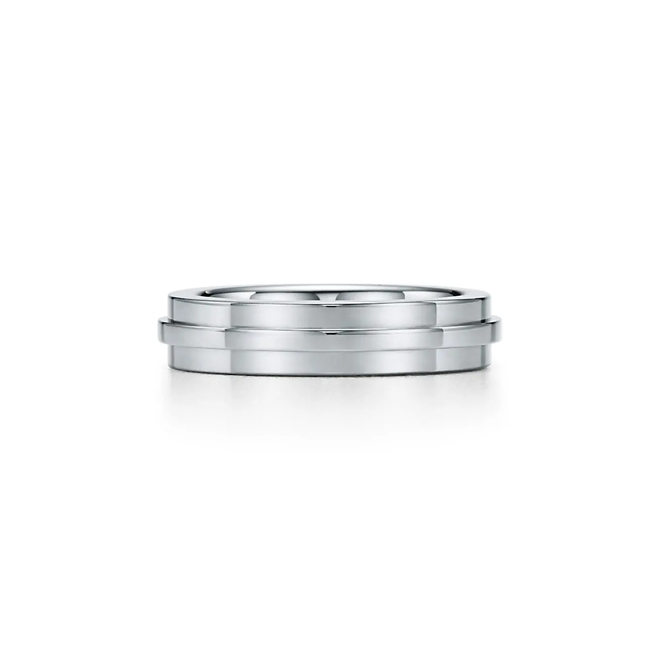 Tiffany & Co. Tiffany T narrow ring in 18k white gold, 4.5 mm wide. | ^Women Rings|Men's Jewelry