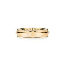 Tiffany & Co. Tiffany T narrow ring in 18k gold, 4.5 mm wide. | ^Women Rings|Men's Jewelry