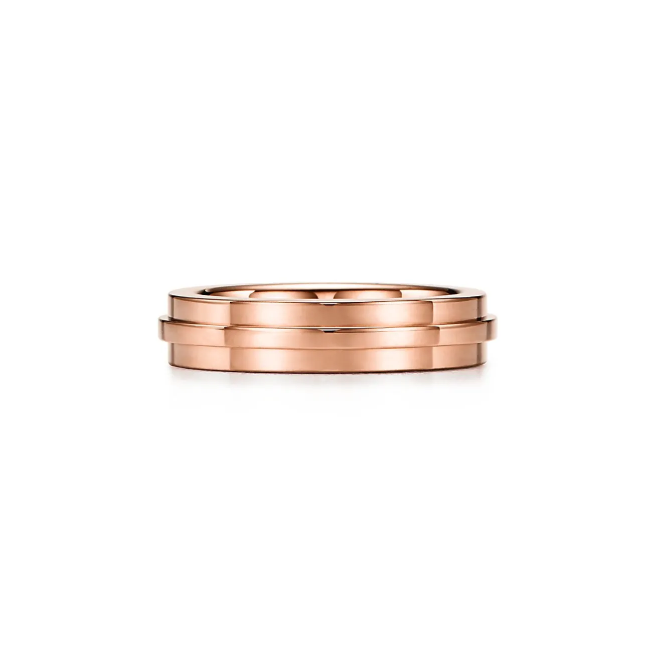 Tiffany & Co. Tiffany T narrow ring in 18k rose gold, 4.5 mm wide. | ^Women Rings|Men's Jewelry