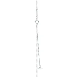Tiffany & Co. Tiffany T open horizontal diamond bar pendant in 18k white gold. | ^ Necklaces & Pendants|Diamond Jewelry