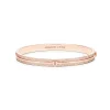 Tiffany & Co. Tiffany T pavé diamond hinged bangle in 18k rose gold, medium. | ^ Bracelets|Rose Gold Jewelry
