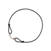 Tiffany & Co. Tiffany T Smile Bracelet in Rose Gold on a Black Cord | ^ Bracelets|Rose Gold Jewelry