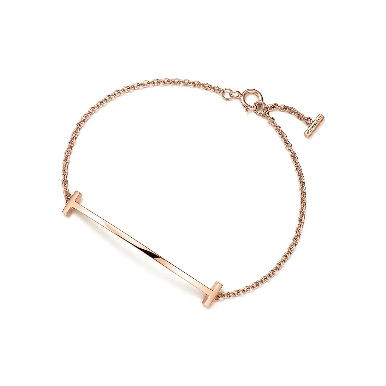 Tiffany & Co. Tiffany T Smile Bracelet in Rose Gold | ^ Bracelets|Men's Jewelry