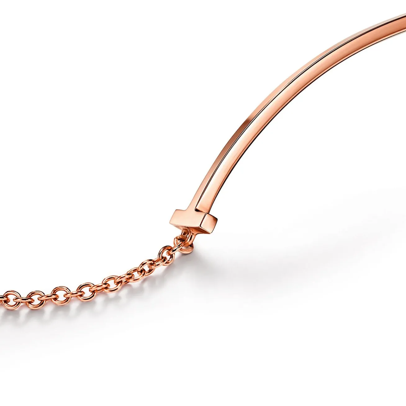 Tiffany & Co. Tiffany T Smile Bracelet in Rose Gold | ^ Bracelets|Men's Jewelry