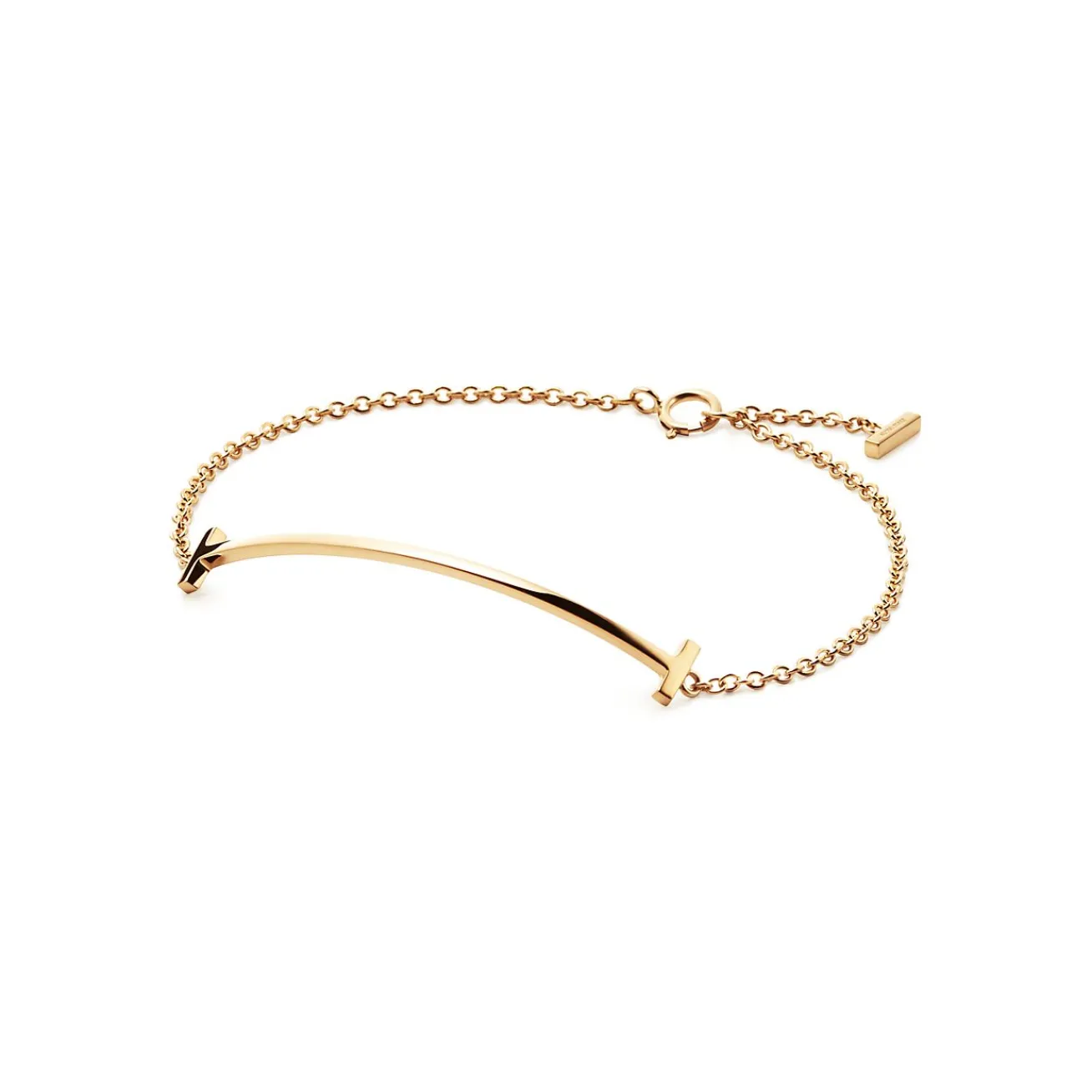 Tiffany & Co. Tiffany T Smile Bracelet in Yellow Gold | ^ Bracelets|Men's Jewelry