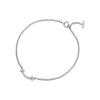 Tiffany & Co. Tiffany T smile bracelet in 18k white gold with diamonds, medium. | ^ Bracelets|Diamond Jewelry