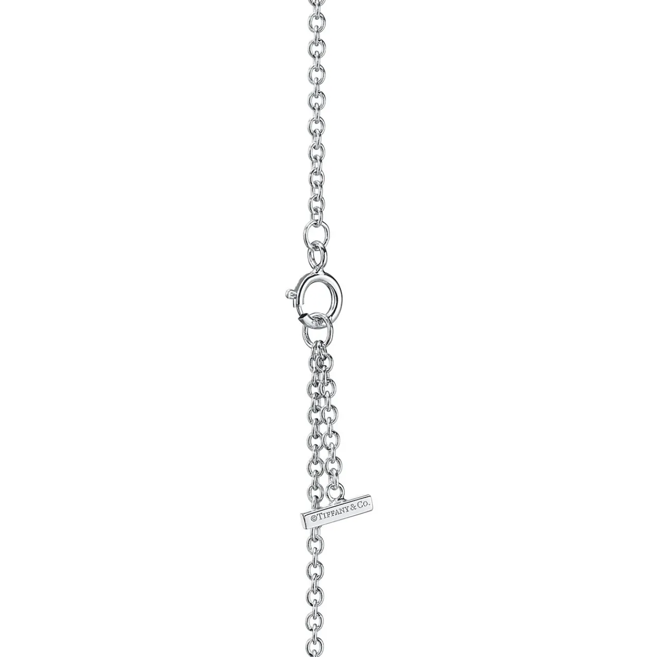 Tiffany & Co. Tiffany T Smile Chain Bracelet in White Gold with Yellow Sapphires | ^ Bracelets|Colored Gemstone Jewelry