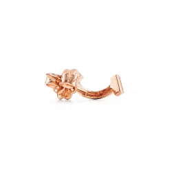 Tiffany & Co. Tiffany T smile earrings in 18k rose gold with diamonds. | ^ Earrings|Dainty Jewelry