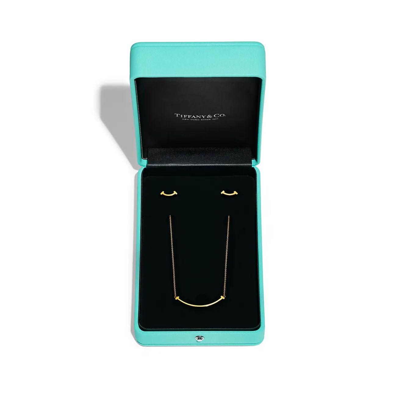 Tiffany & Co. Tiffany T Smile Pendant and Earrings Set in Yellow Gold | ^ Gifts for Her|Her
