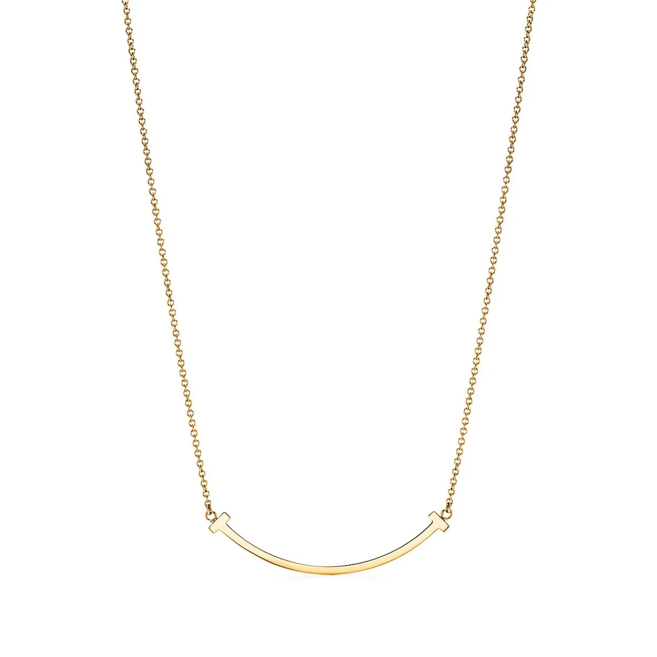 Tiffany & Co. Tiffany T Smile Pendant and Earrings Set in Yellow Gold | ^ Gifts for Her|Her