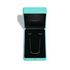 Tiffany & Co. Tiffany T Smile Pendant and Earrings Set in Rose Gold | ^ Tiffany T|Online Exclusives