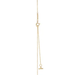 Tiffany & Co. Tiffany T smile pendant in 18k gold with diamonds, mini. | ^ Necklaces & Pendants|Gold Jewelry