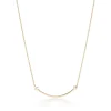 Tiffany & Co. Tiffany T Smile Pendant in Yellow Gold, Small | ^ Necklaces & Pendants|Men's Jewelry