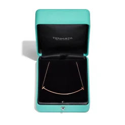 Tiffany & Co. Tiffany T Smile Pendant in Rose Gold, Large | ^ Necklaces & Pendants|Men's Jewelry