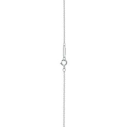 Tiffany & Co. Tiffany T smile pendant in 18k white gold with blue topazes, small. | ^ Necklaces & Pendants|Colored Gemstone Jewelry