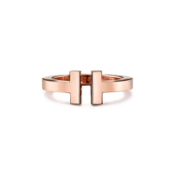 Tiffany & Co. Tiffany T Square Ring in Rose Gold | ^ Rings|Men's Jewelry
