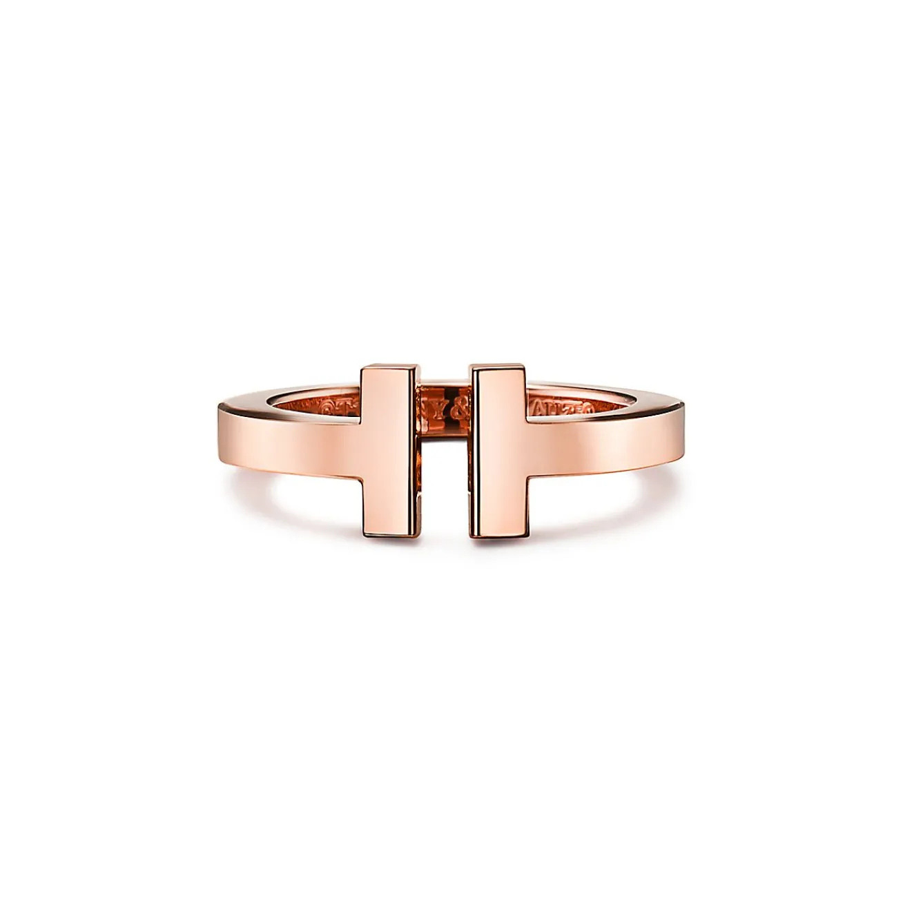Tiffany & Co. Tiffany T Square Ring in Rose Gold | ^ Rings|Men's Jewelry